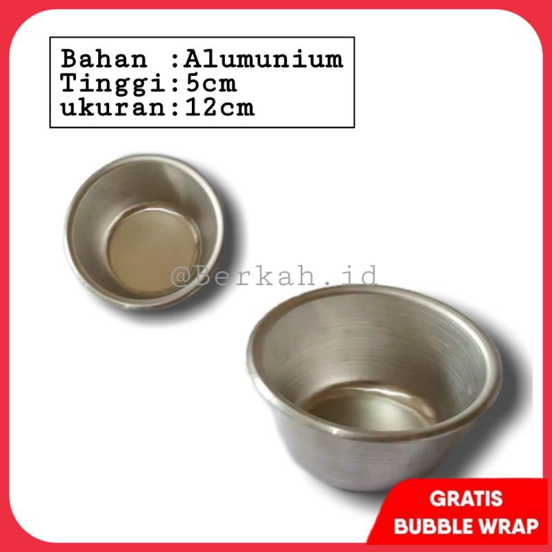 loyang bulat kecil/kobokan/cetakan nasi tim ukuran 12cm