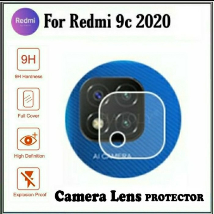 Tempered Glass Camera Xiaomi Redmi 9C - Anti Gores Kamera Redmi 9C - SC