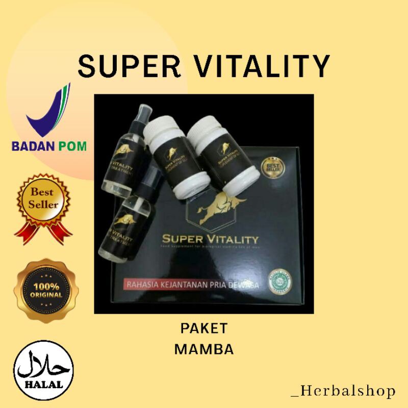 Botol kosong Super Vitality paket MAMBA