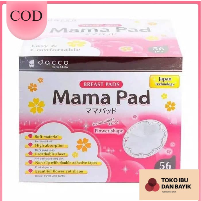 [COD] Penahan Rembesan Asi Ready Stock Mama Pad Mampad Breast Pads Isi 56pcs