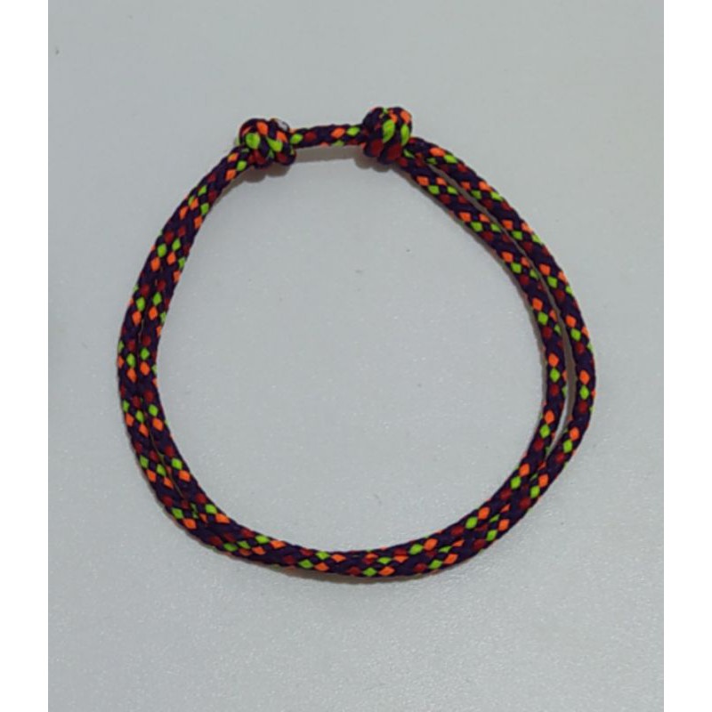 Gelang Tali Simple Prusik Tali Gunung Outdoor-Ungu Orange Hijau