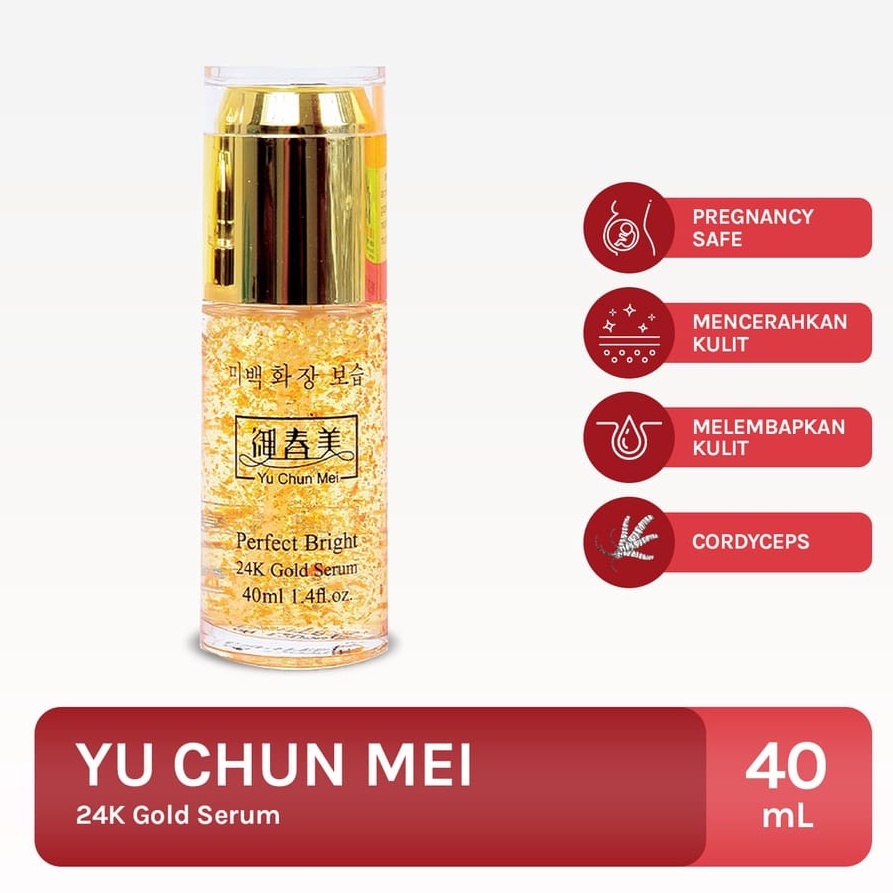 YU CHUN MEI Cordyceps Pure Gold 24k Serum - Perfect Bright 40ml