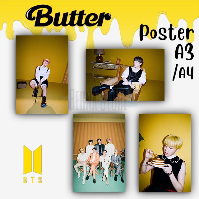 Poster BTS BUTTER Unofficial Photo BTS BUTTER  Premium Photo BTS