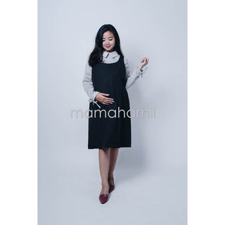  Baju  Hamil Dress Overall  Hamil Menyusui Kerja  Salur Cantik 