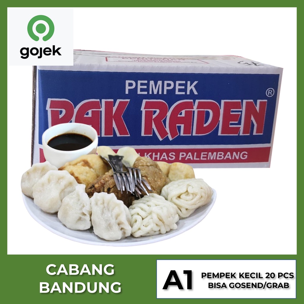 

Pempek Pak Raden Palembang Paket A1 Kecil 20 Pcs