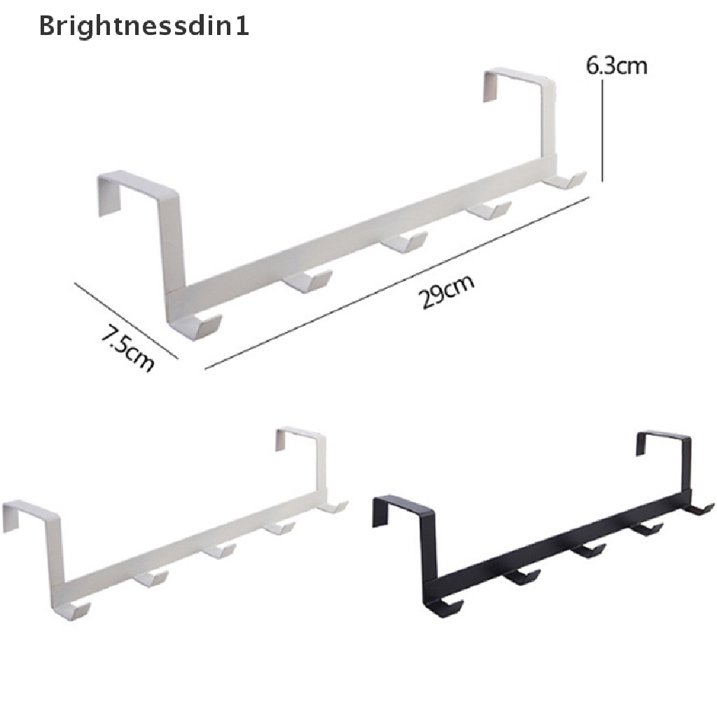 (Brightnessdin1) Rak Kait Gantung Pintu Lemari Dapur / Kamar Mandi