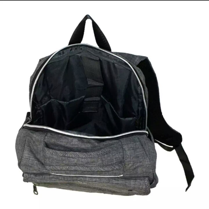 Prosport Tas Ransel Pria Dan Wanita Tas Fashion Backpack Original - Grey