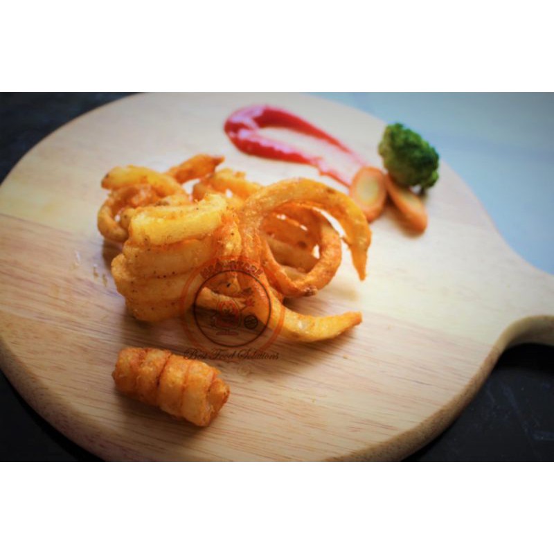 

Curly Fries 500gr Best Seller
