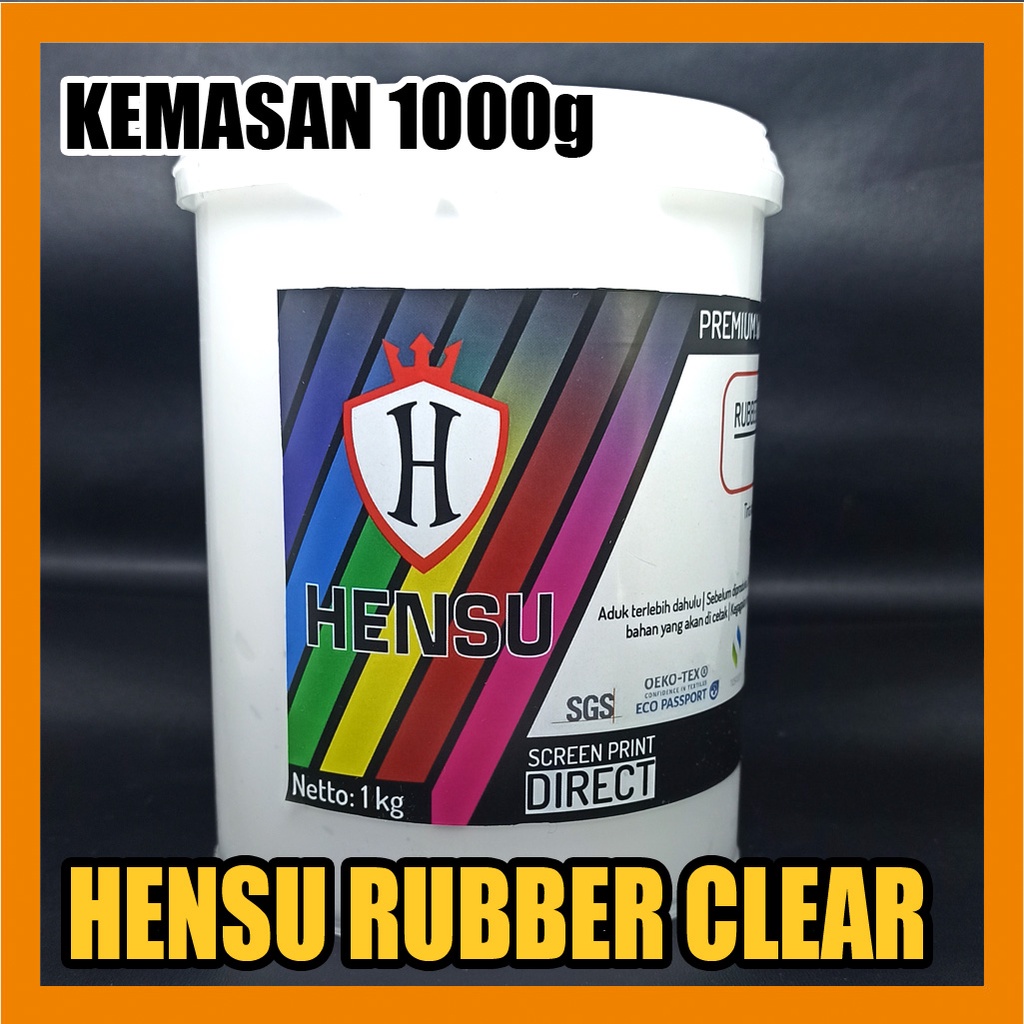 

Pasta Rubber Hensu Clear 1000g