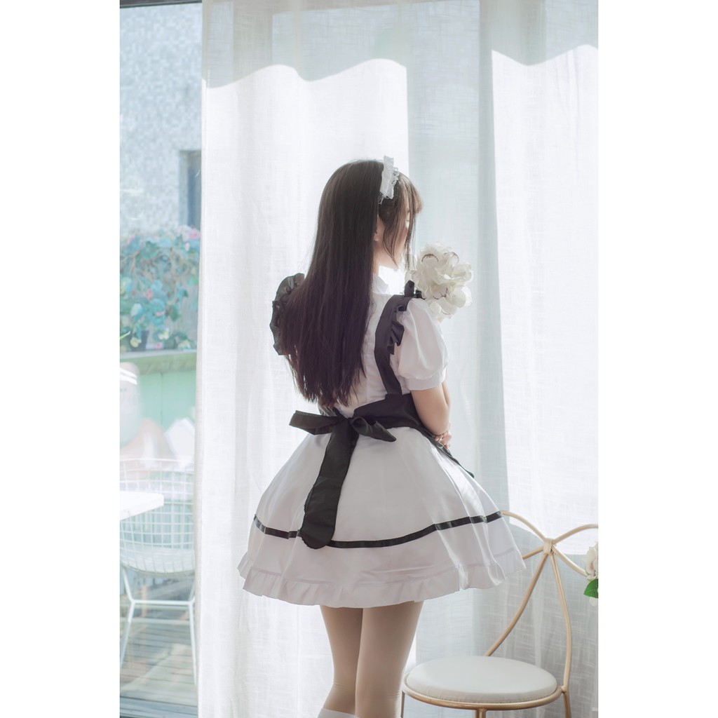 CC-111 kostum maid pelayan premium elegant cosplay costume