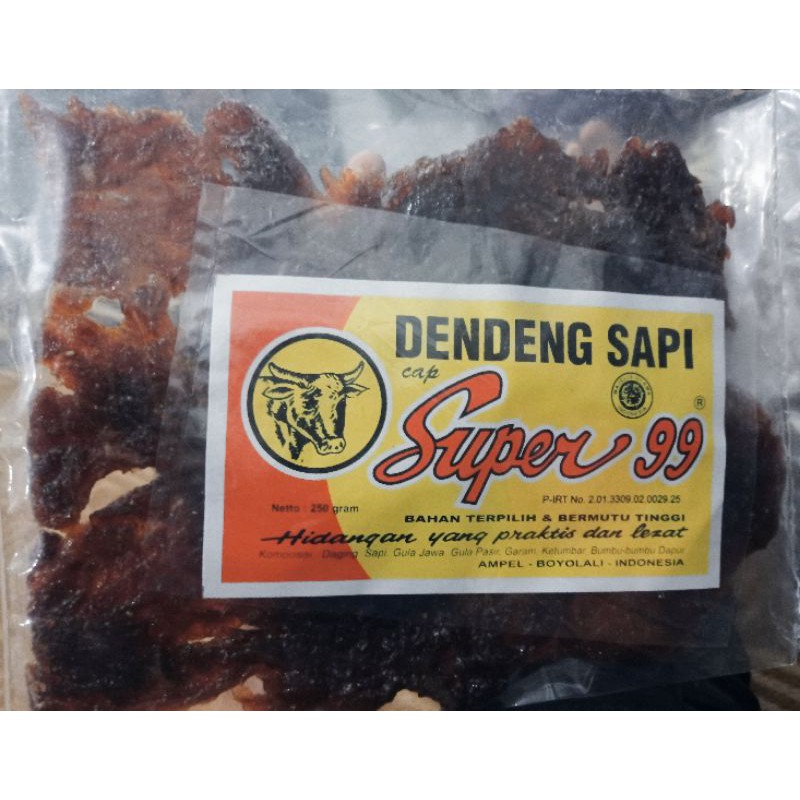 Dendeng sapi super 99 250 gram