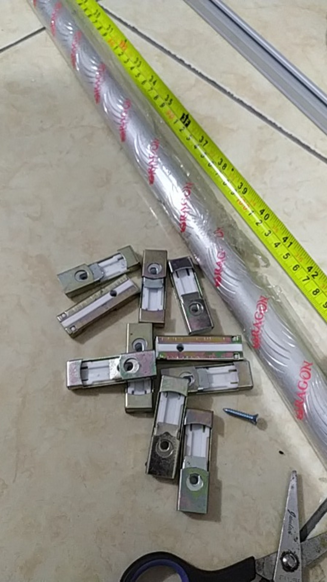 Bracket Kaki Ceiling Plafon Langit Langit Rell Gorden Econo Single