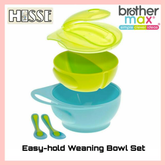 Brother Max Easy-hold Weaning Bowl Set