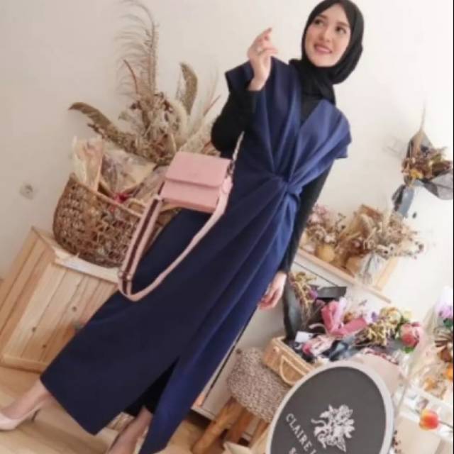 GAMIS POLOS WANITA/KAFTAN SHAKILA PREMIUM/DREES AMIRA/PAKAIAN MUSLIM WANITA