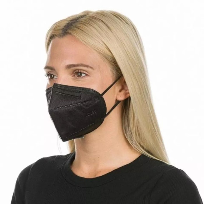 Masker KN95 HITAM Care ion Isi 10 PCS  Masker N95 Masker KN 95 HITAM Mask N 95 Masker I-CR Careion  - Hitam