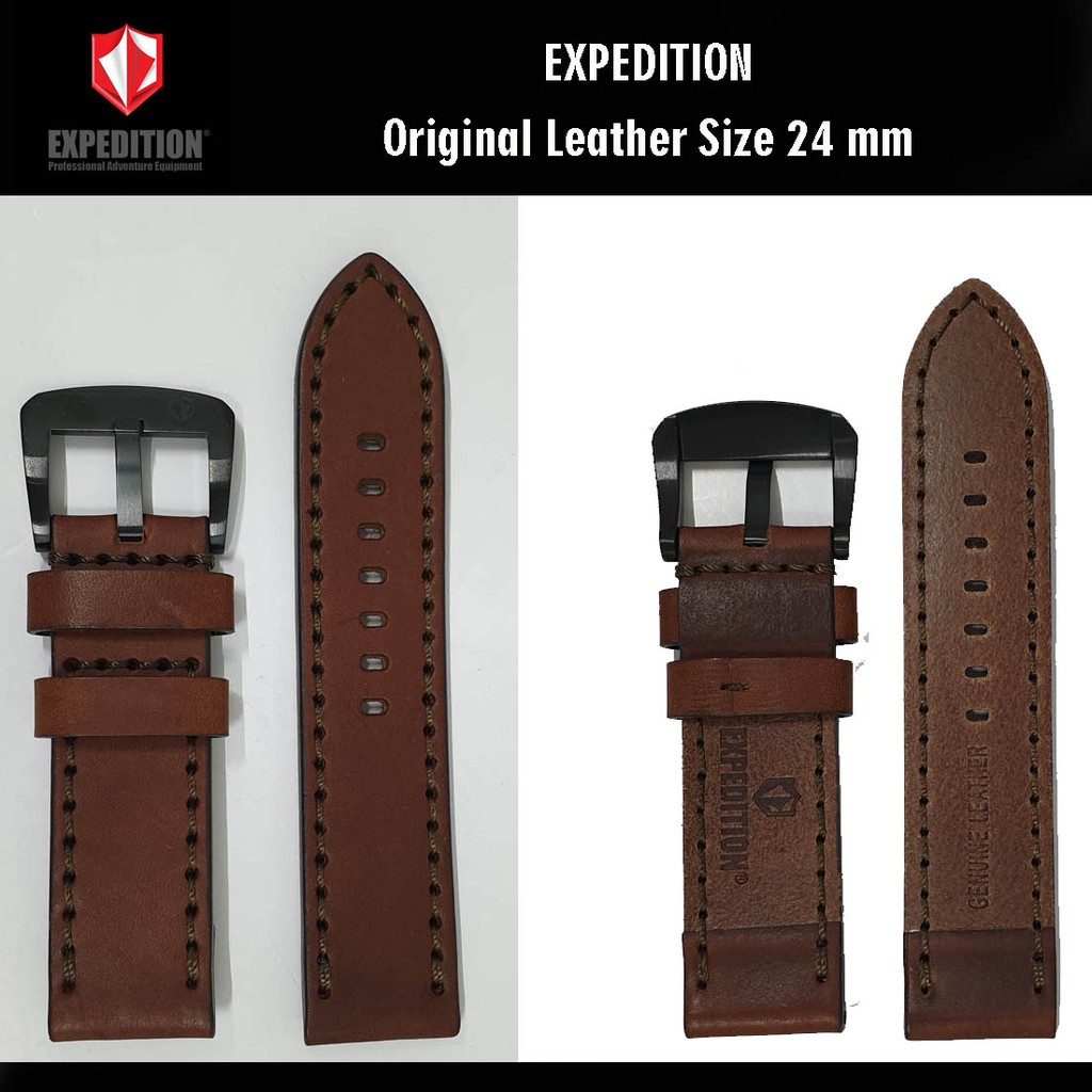 Tali kulit expedition 24 mm brown original