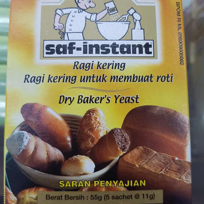 

Toko-Bahan-Kue- Saf Instant Ragi Kering Sachet 11Grm X 5 -Terlengkap-Termurah-Dijamin.