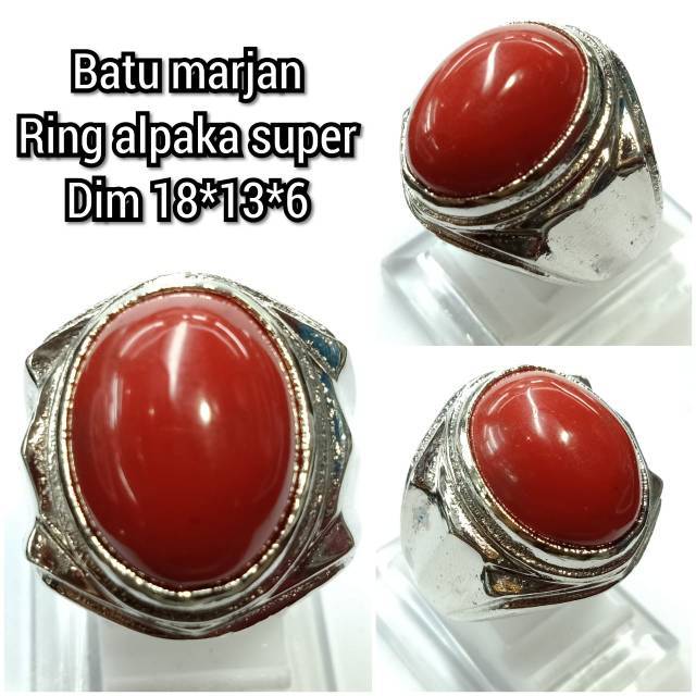 Cincin Natural Alam Batu Akik Permata Marjan 2 Shopee Indonesia