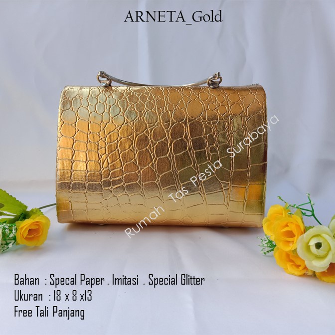 Tas Elegan ,Tas Slempang,Tas Etnik,ARNETA_Gold
