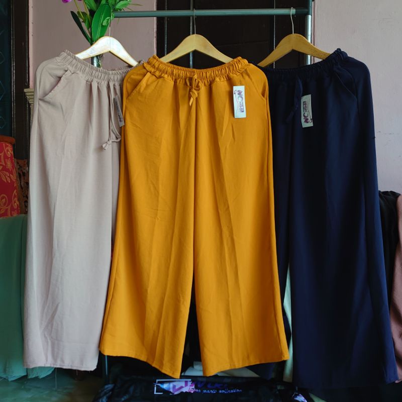 COD Real Pict!✅ KULOT CRINKLE AIRFLOW ~ MELAR ALL SIZE REMAJA &amp; JUMBO up BB 35 - 75kg / M-L &amp; XL/XXL | Saku Kanan Aktif celana panjang wanita/loose pants/variasi nanas jahit/big size/boho/kasual other/bawahan muslimah