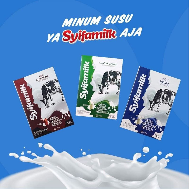 

Syifamilk Coklat / Vanilla / Full cream 550gr l Menggemukkan badan l Diet