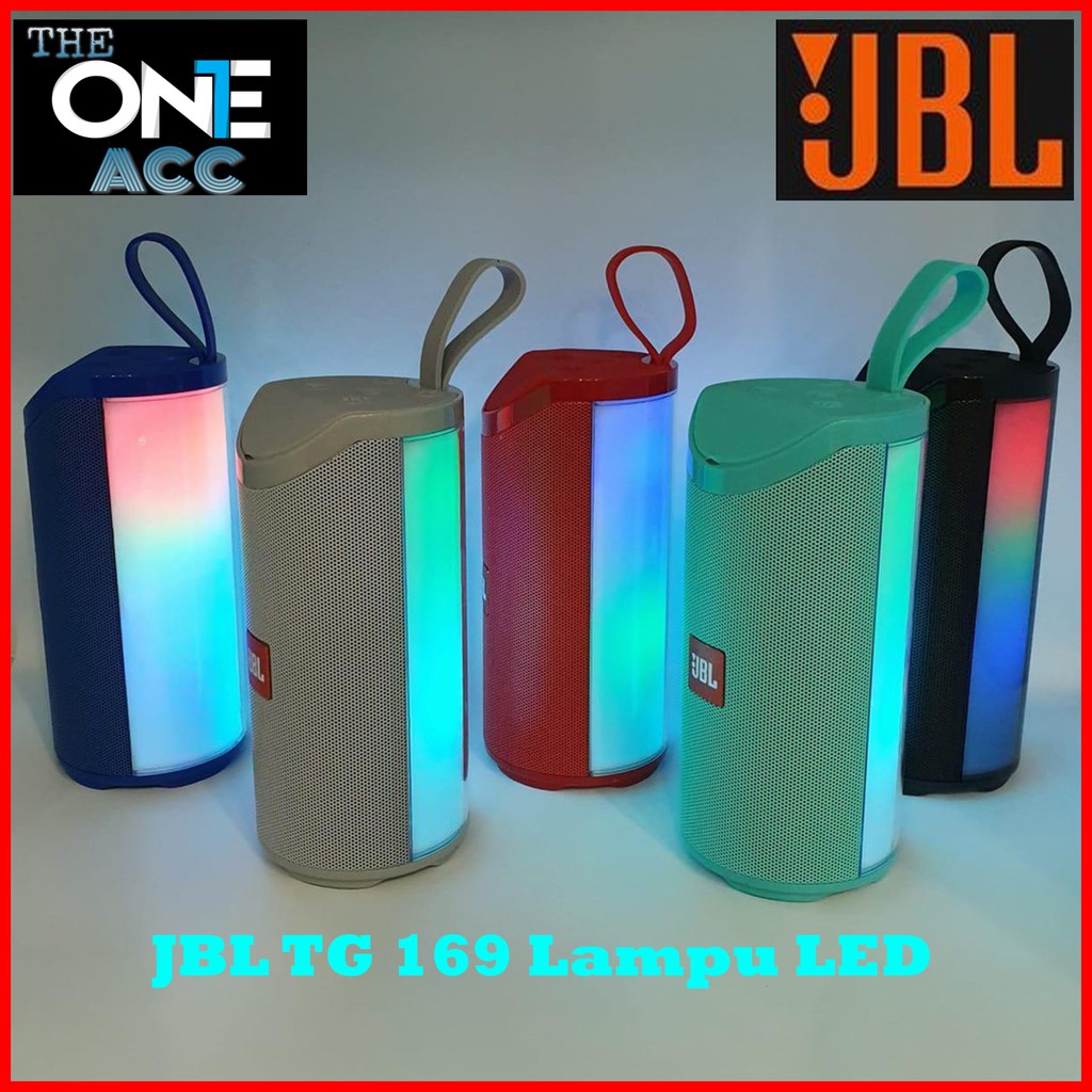 Speaker Musik Box Portable Wireless JBL TG 169 Lampu LED Bunglon bluetooth