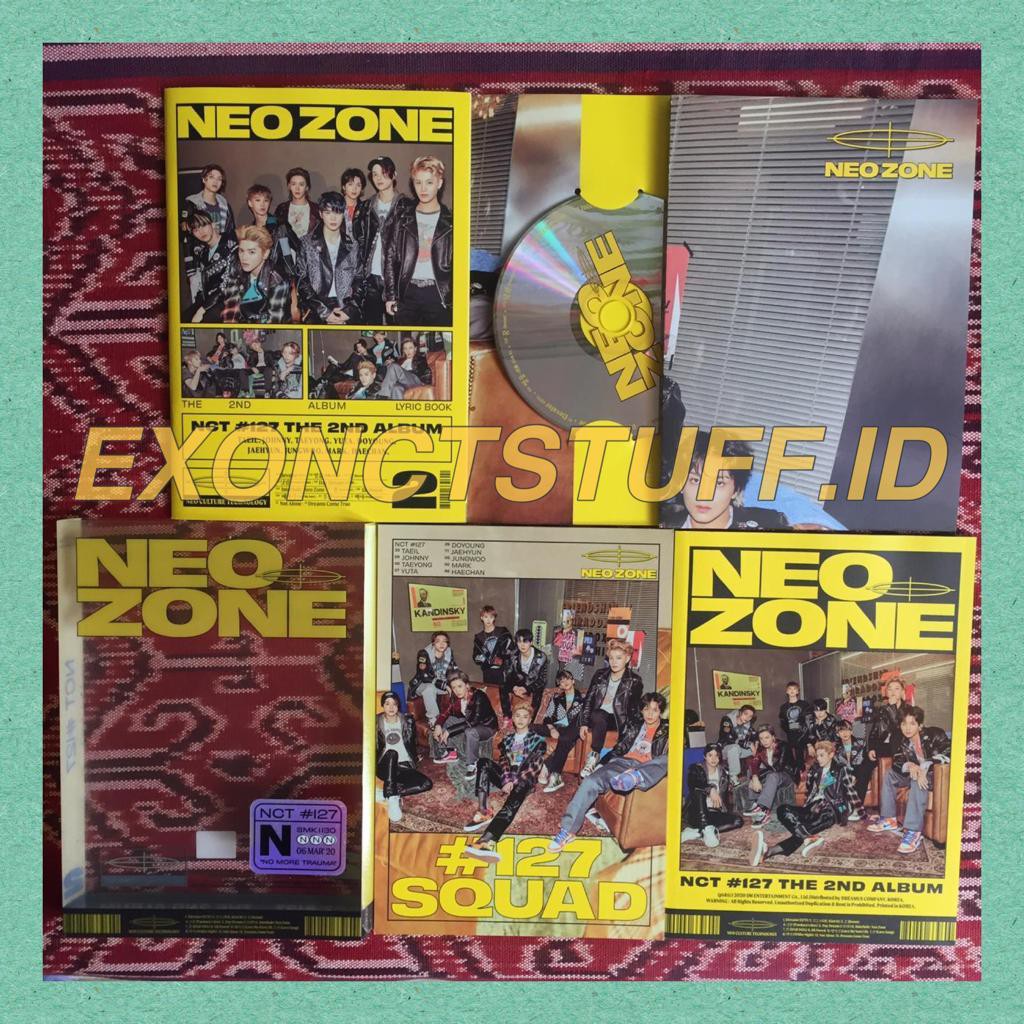 [Booked] NCT 127 Official Neozone N Ver Album Only + Folded Poster