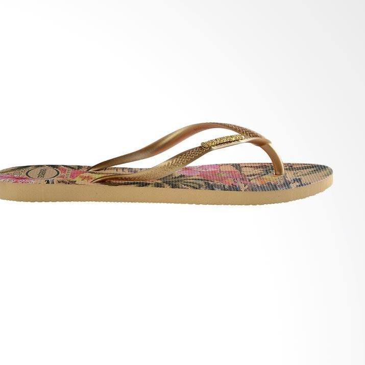 havaianas slim tropical ivory