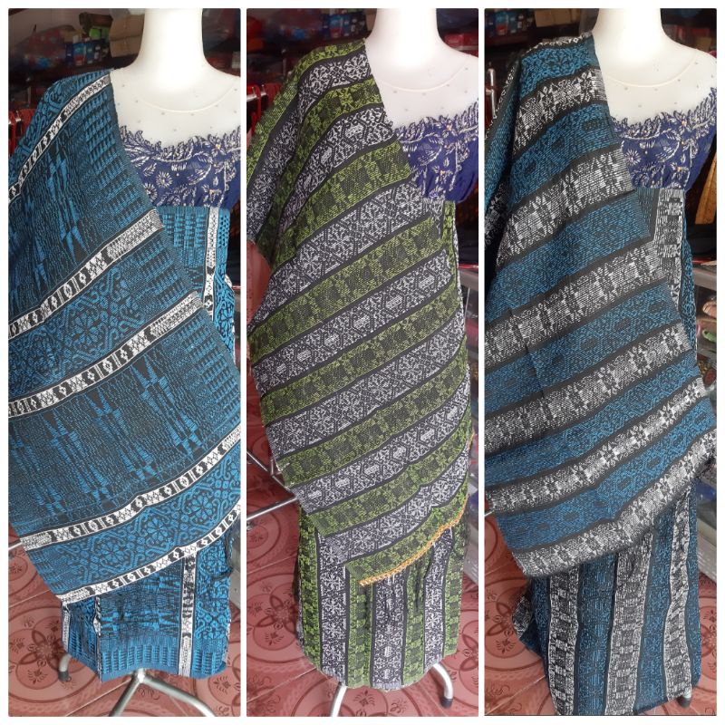 Songket Siantar tenun motif gorga batak