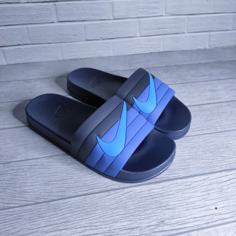 Sandal Pria Import Nike Slide A35 Biru 100% Grade Original