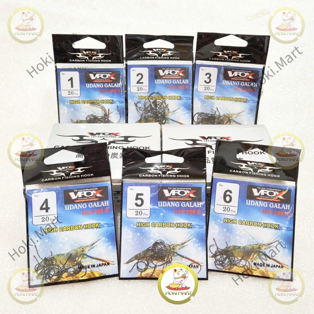 mata pancing UDANG GALAH VFOX high CARBON  / mata kail udang