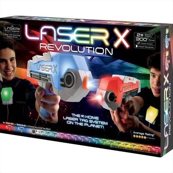 Laser X Two Player 2 Gun Revolution Blaster Laser Tag Gaming