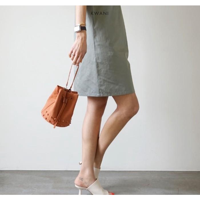 Kwani 3 Ways Studs Bucket Bag