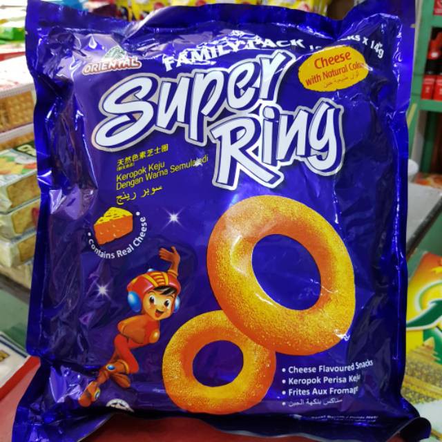 

CEMILAN ORIENTAL SNACK SUPER RING ORIENTAL CHEESE 14 GRAM X 8 PCS