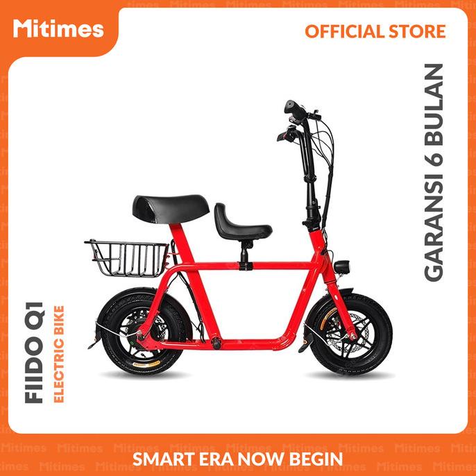 FIIDO Q1 Scooter Listrik 36V 250W 10.4Ah 12 Inch UL2272 Skuter Listrik