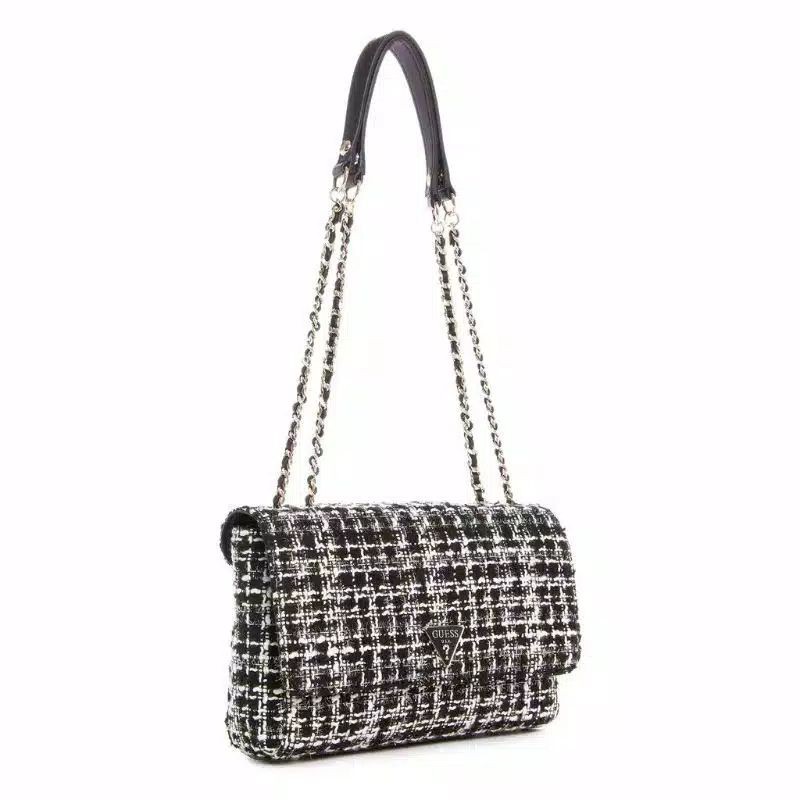 NEW GUESS CESSILY TWEED CROSSBODY