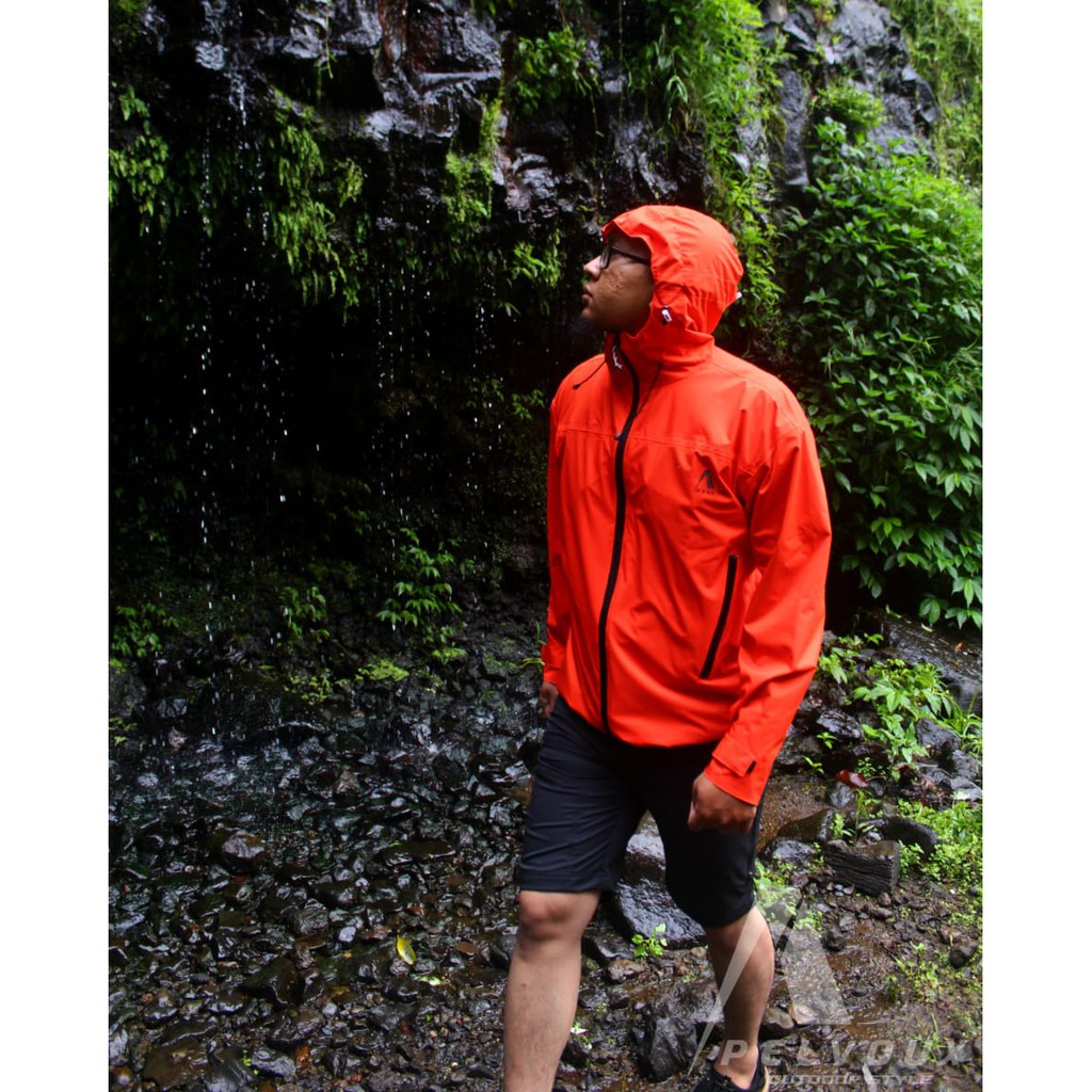 Thomgear Pelvoux Norris Rain Jacket Waterproof Windproof Jaket Tahan Air Norris Thomgear