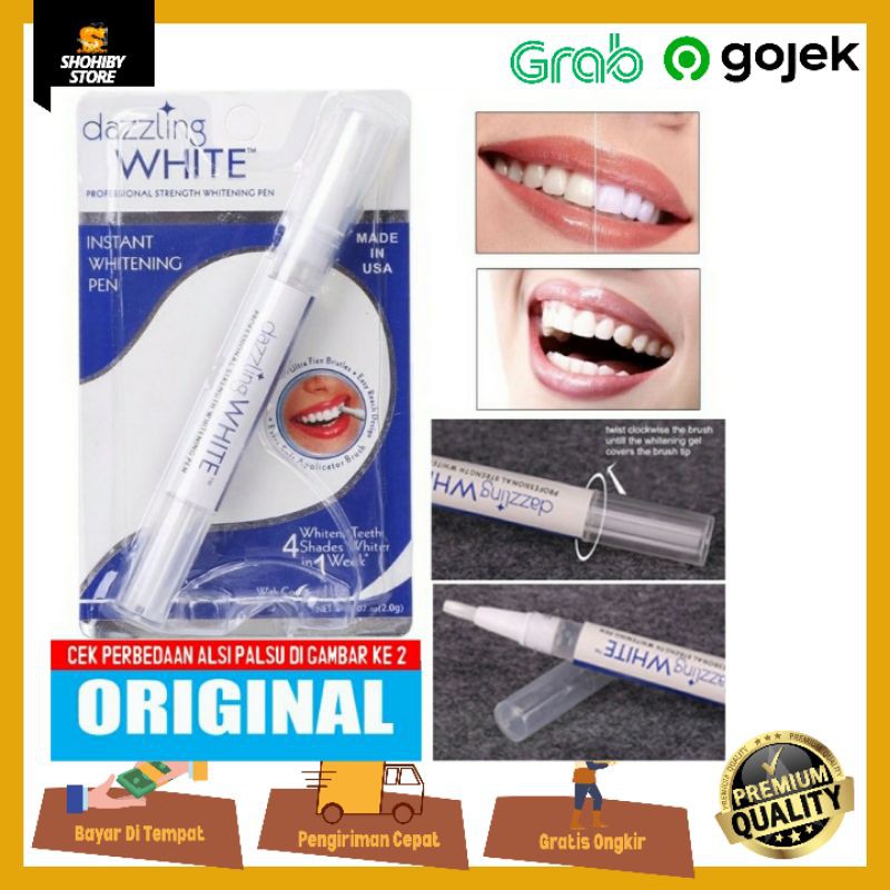 Pemutih Gigi instant Dazzling white teeth whitening Pen