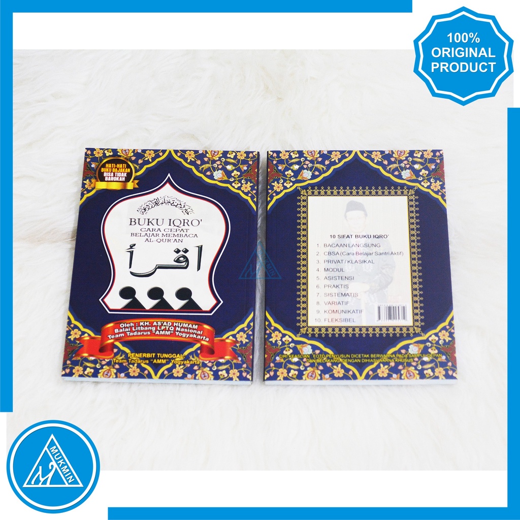Iqro 1-6 Besar HVS Berwarna Original