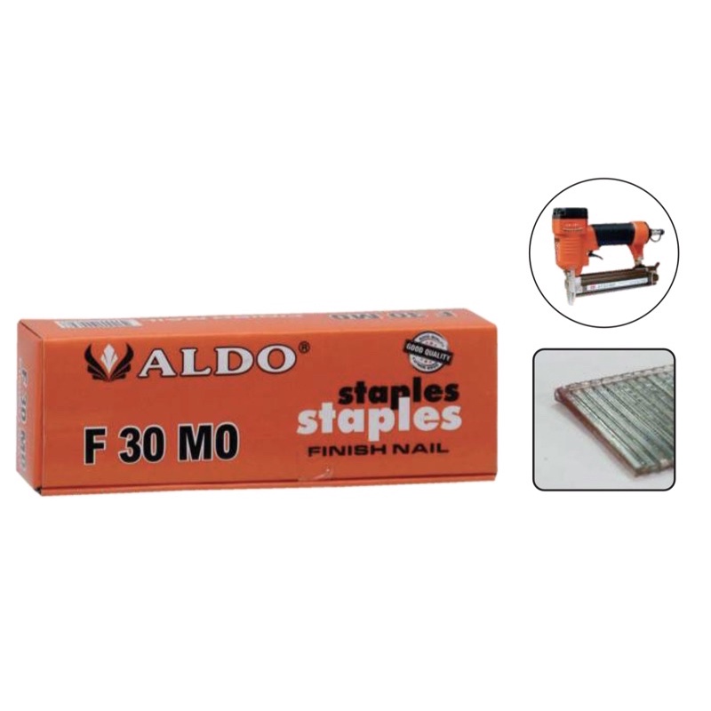 PAKU TEMBAK / ISI PAKU AIR STAPLER F30 F / I / MASTA STAPLES ANGIN F30MO / F 30 MERK ALDO