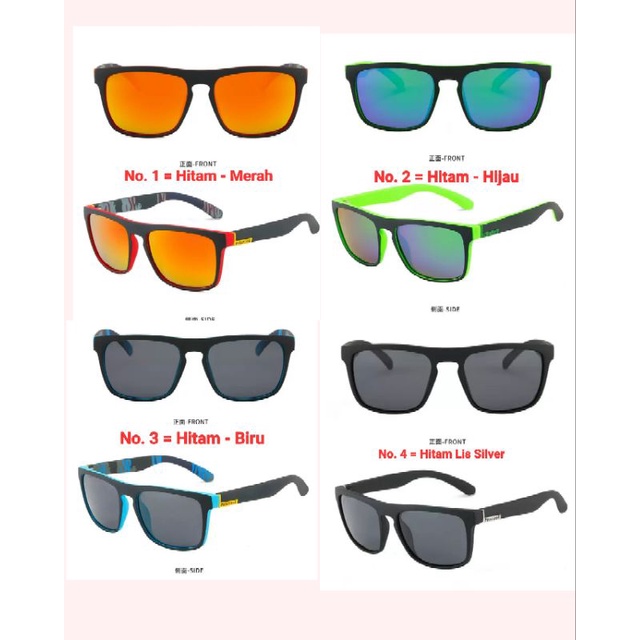 Kacamata Polarized UV 400 Kacamata Aviation Kacamata Sepeda Gowes Outdoor Cycling Glasses D731