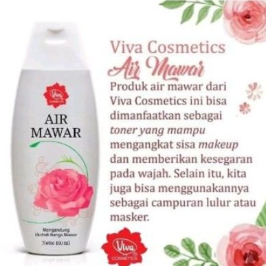 Viva Milk Cleanser Susu Pembersih Wajah/Viva Face Tonic/Viva Air Mawar 100 ml