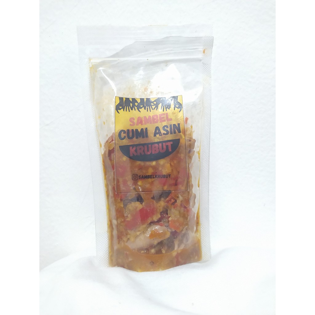 

Sambel Cumi Asin Krubut / Sambel Krubut / Sambel Cumi Asin Pedas / Sambel Siap Saji / Sambel Kemasan