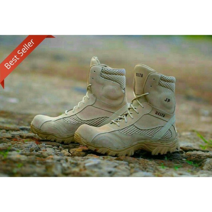 SEPATU BOOTS PRIA JHON PROJECT DELTA SAFETY KULIT ASLI ORIGINAL