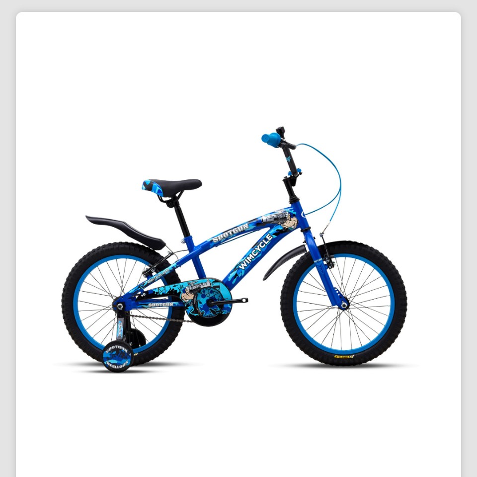 Sepeda BMX 18" Wimcycle Shotgun Blue
