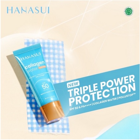 ✨SHASYA✨ HANASUI Collagen Water Sunscreen SPF50 PA+++ 30ml - Sunscreen Perlindungan Sinar UV Original BPOM