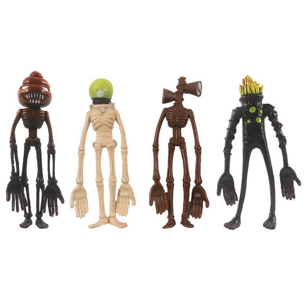 8pcs / Set Mainan Action Figure Anime Sirene Head Foundation Scp 6789 Untuk Hadiah