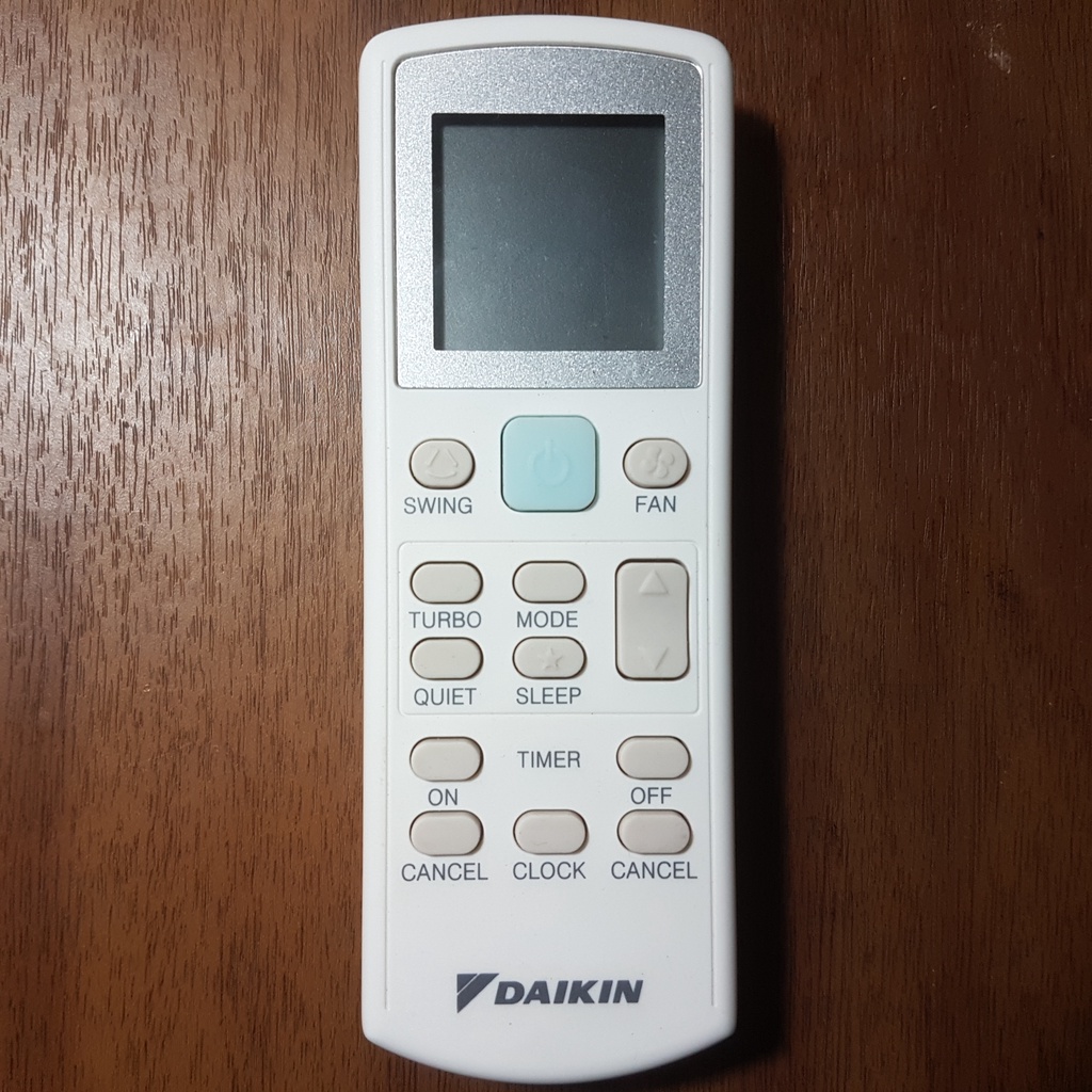Télécommande Climatiseur Daikin ACSON/APGS02/ECGS02 - Remplacement LED Noir - Sensitive Buttons