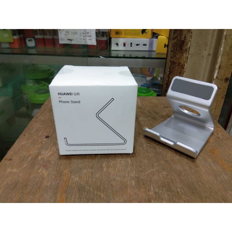 Holder Handphone/phone stand Huawei aluminium original