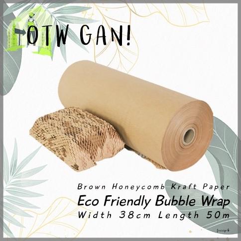 

ECO FRIENDLY BUBBLE WRAP KERTAS UK 38CM X 50M HONEYCOMB PAPER CUSHION DHF5143VFF